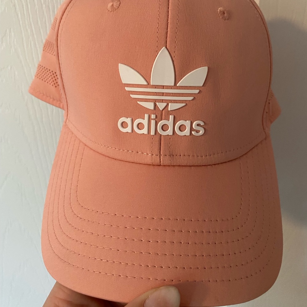Adidas pink hat. Worn once.